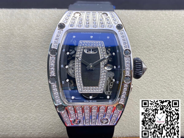 Richard Mille RM07-01 RM Factory Black Rubber Strap