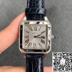Cartier Santos WSSA0023 Ladies Silver Dial