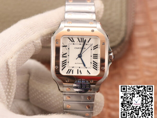 Cartier De Santos W2SA0007 BV Factory White Dial