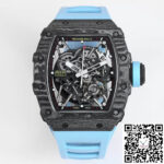 RICHARD MILLE RM35-02 BBR FACTORY BLUE RUBBER STRAP