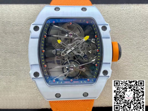 Richard Mille RM27-02 RM Factory Skeleton Tourbillon Orange Strap