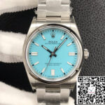 Rolex Oyster Perpetual M126000-0006 36MM EW Factory Turquoise Blue Dial
