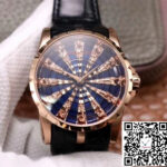 Roger Dubuis Excalibur RDDBEX0684 ZZ Factory Rose Gold Blue Dial