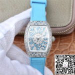 Franck Muller Ladies Collection V 32 SC AT FO D CD (BL) ABF Factory Diamond-set Bezel
