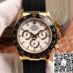 Rolex Daytona M116518LN-0041 Noob Factory White Dial 4130 Movement