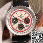 Breitling Navitimer 1 B01 Chronograph 43 TWA Edition AB01219A1G1X1 V9 Factory Silver Dial