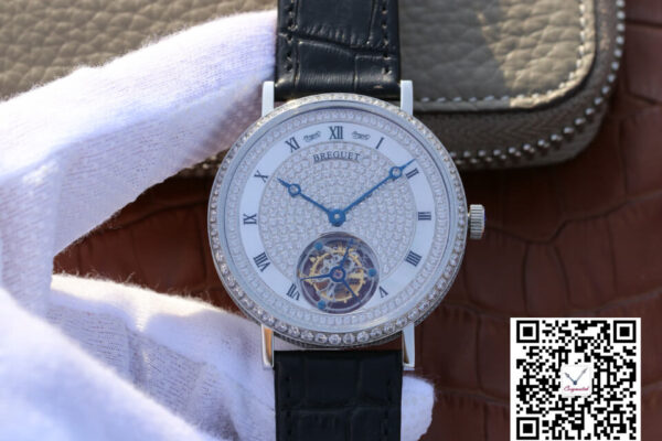 Breguet Classique Ultra-Thin Tourbillon Stainless Steel Diamond Dial