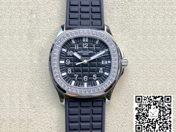 Patek Philippe Aquanaut Quartz Ladies 5067A-001 PPF Factory Diamond-set Bezel