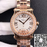 Chopard Happy Diamonds 274808-5004 YF Factory Rose Gold Silver Dial