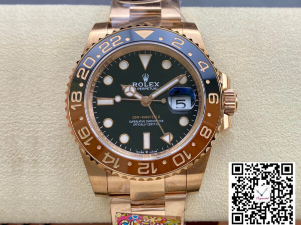 Rolex GMT Master II M126715CHNR-0001 Clean Factory Rose Gold