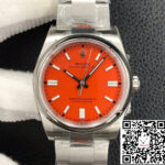 Rolex Oyster Perpetual M126000-0007 36MM EW Factory Coral Red Dial