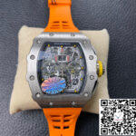 Richard Mille RM11-03 KV Factory Orange Rubber Strap