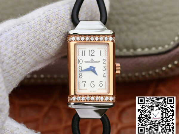 Jaeger-LeCoultre Reverso 3264520 MG Factory Diamond White Dial