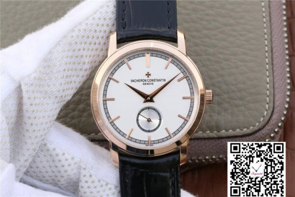Vacheron Constantinu00a0Traditionnelle 82172/000R-9382 TW Factory Rose Gold White Dial