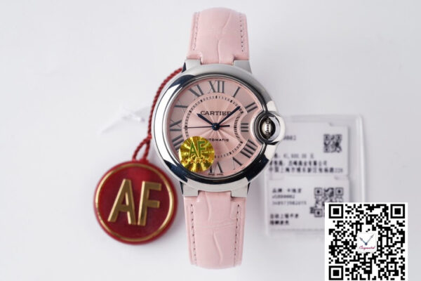 Ballon Bleu De Cartier WSBB0002 33MM AF Factory Pink Dial
