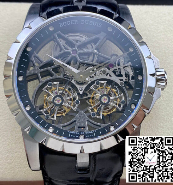 Roger Dubuis Excalibur RDDBEX0396 YS Factory Double Tourbillon Dial