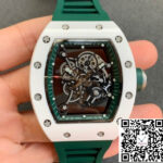 Richard Mille RM055 KV Factory V2 Green Rubber Strap