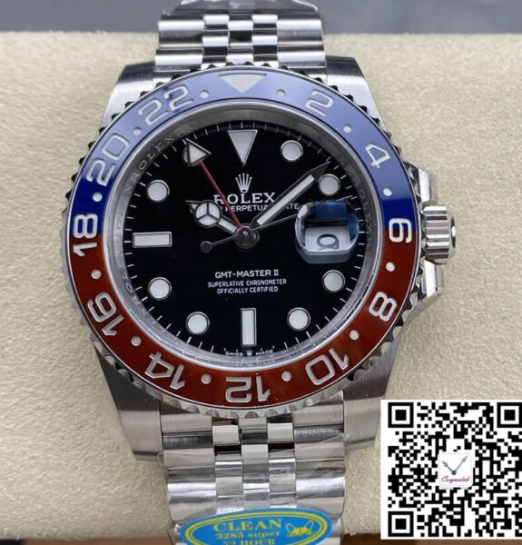 Rolex GMT Master II M126710BLRO-0001 Clean Factory V3 Steel Strap