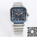 Santos De Cartier GF Factory Stainless Steel Blue Dial