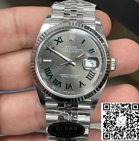 Rolex Datejust M126234-0045 36MM Clean Factory Stainless Steel