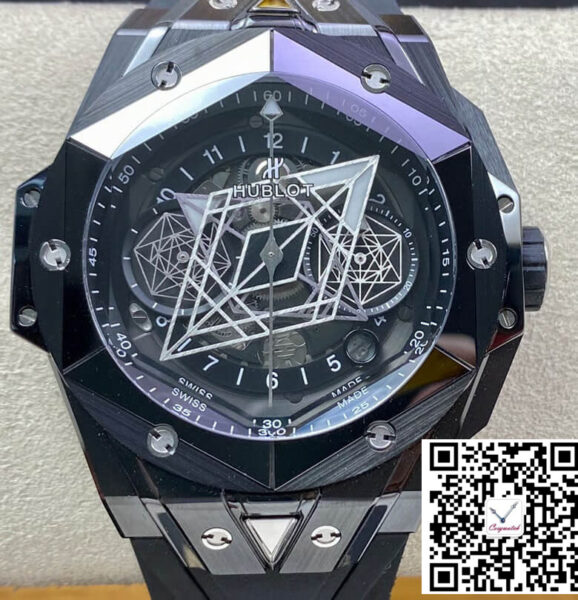 Hublot Big Bang Sang Bleu II 418.CX.1114.RX.MXM20 BB Factory Black Ceramics