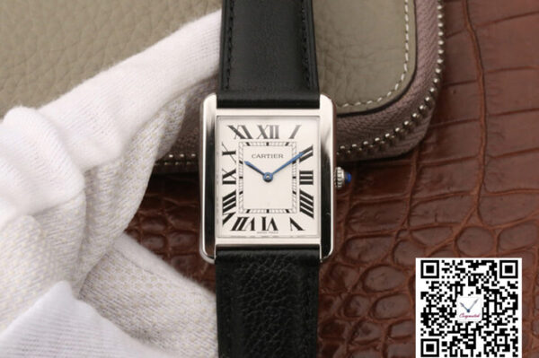 Cartier Tank WSTA0028 K11 Factory White Dial