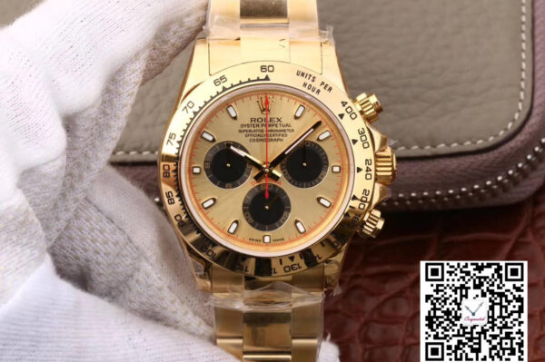 Rolex Daytona Cosmograph 116508 JH Factory Yellow Gold Dial