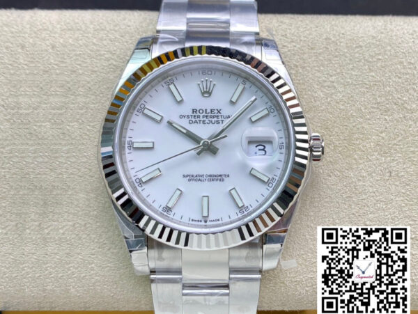 Rolex Datejust M126334-0009 VS Factory White Dial