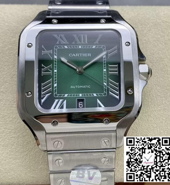 Cartier De Santos WSSA0062 BV Factory Green Dial
