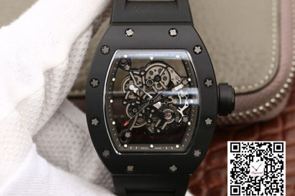 Richard Mille RM055 KV Factory Ceramics Black Strap