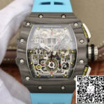 Richard Mille RM11-03 KV Factory Carbon Fiber Blue Strap