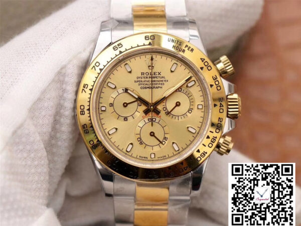Rolex Daytona Cosmograph m116503-0003 Noob Factory Gold Dial