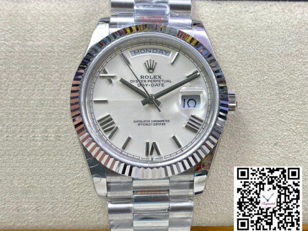 Rolex Day Date 228239-83419 EW Factory Silver Dial
