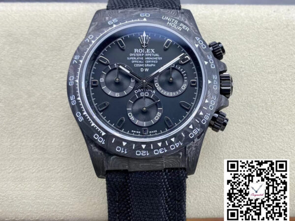 Rolex Daytona Cosmograph Diw Custom Version Noob Factory Black Dial