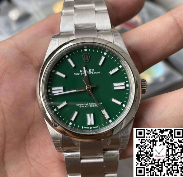 Rolex Oyster Perpetual 41MM M124300-0005 VS Factory Green Dial