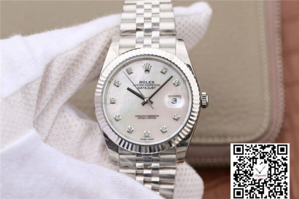 Rolex Datejust M126334-0020 EW Factory White Mother-Of-Pearl Dial