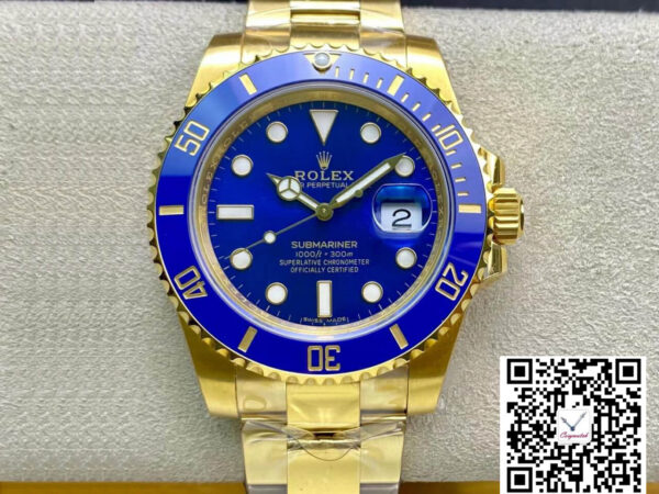 Rolex Submariner M116618LB-0003 VS Factory Yellow Gold