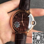 Ballon Bleu De Cartier W6920037 V6 Factory Chocolate Color Dial