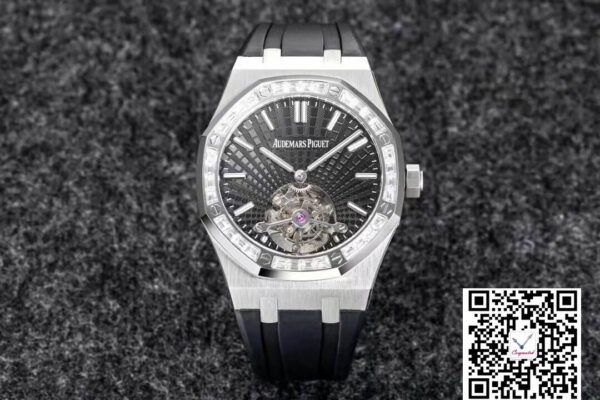 Audemars Piguet Royal Oak Tourbillon R8 Factory V3 Black Rubber Strap