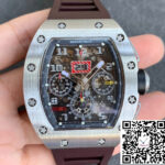 Richard Mille RM11 KV Factory Titanium Brown Strap