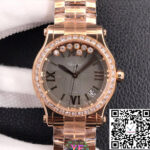 Chopard Happy Diamonds 274808-5015 YF Factory Rose Gold Dark Gray Dial