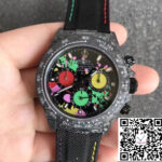 Rolex Daytona Cosmograph Carbon Fiber Diw Customized Version Noob Factory Color Dial