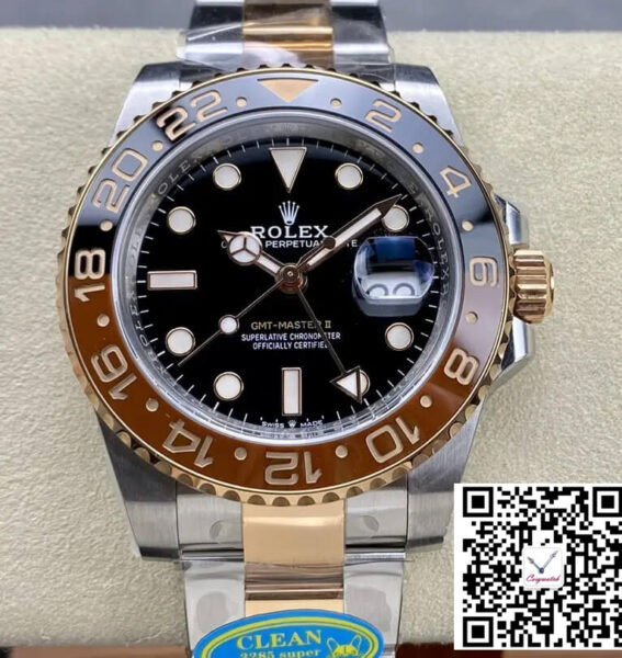 Rolex GMT Master II M126711chnr-0002 Clean Factory V3 Black Dial