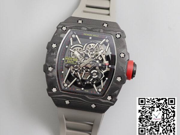 Richard Mille RM035 KV Factory V3 Carbon Fiber Skeleton Dial