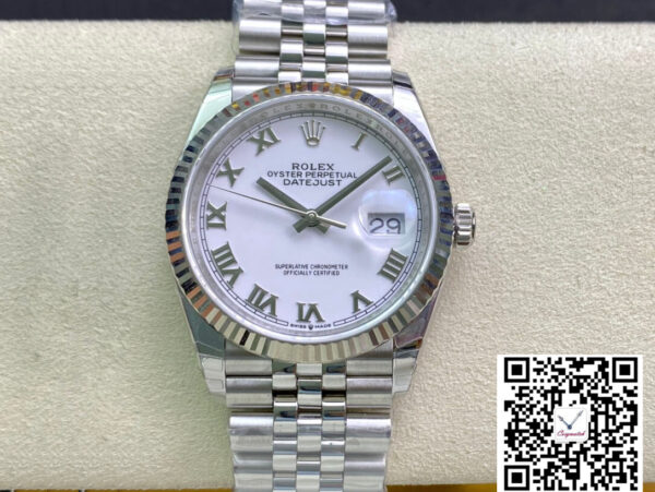 Rolex Datejust M126234-0025 EW Factory White Dial