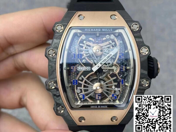 Richard Mille RM21-01 RM Factory Tourbillon 5N Red Gold Case
