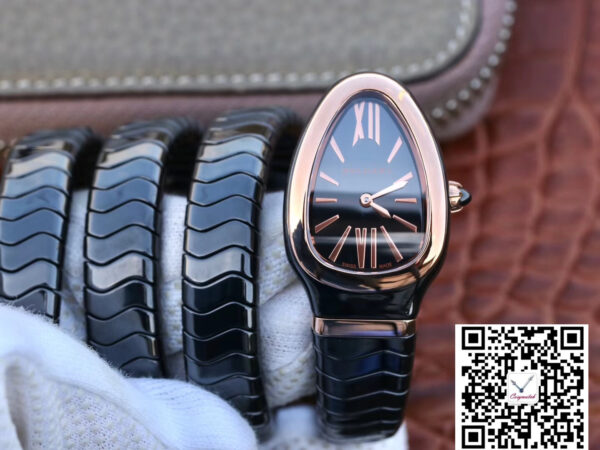 Bvlgari Serpenti Spiga Watch 102885 BV Factory Rose Gold No Diamond