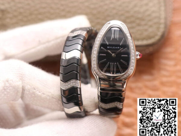 Bvlgari Serpenti 102129 BV Factory Black Dial