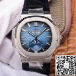 PF Factory Patek Philippe Nautilus 5726/1A-014 Moonphase Black Leather Strap