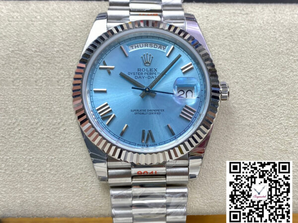Rolex Day Date M228236-0012 EW Factory Blue Dial